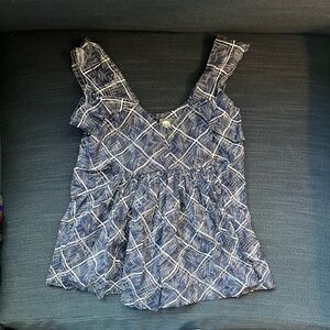 Navy Women's Anthro Top